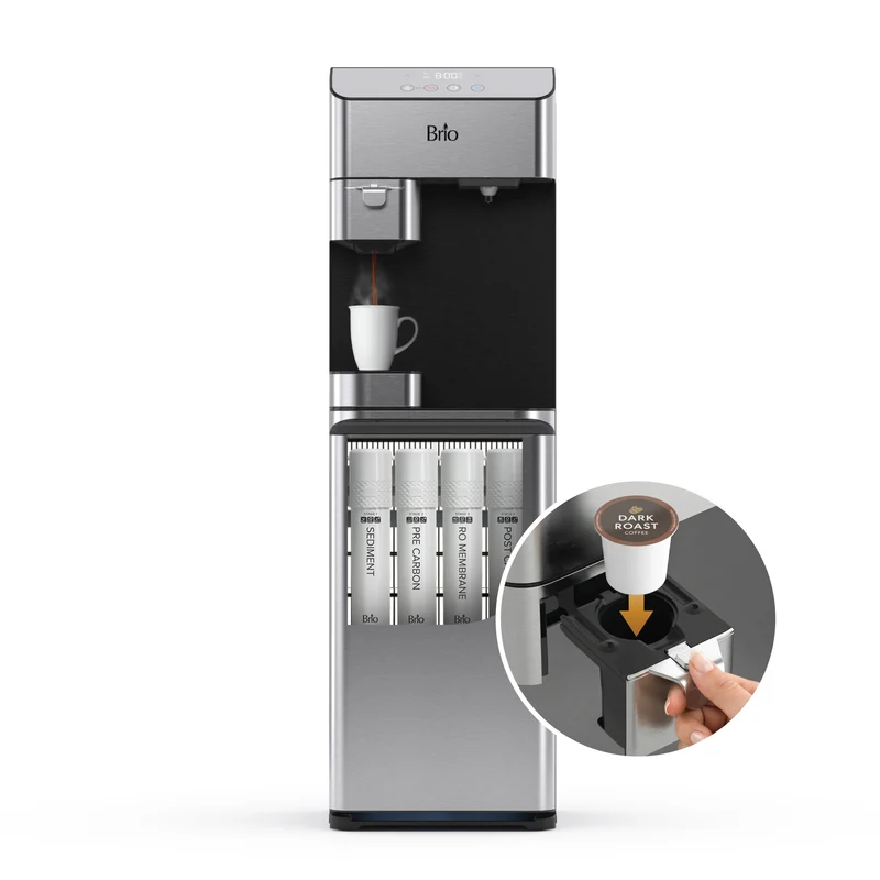 4-Stage Reverse Osmosis Coffee Maker & Bottleless Water Cooler Dispenser - Moderna 730