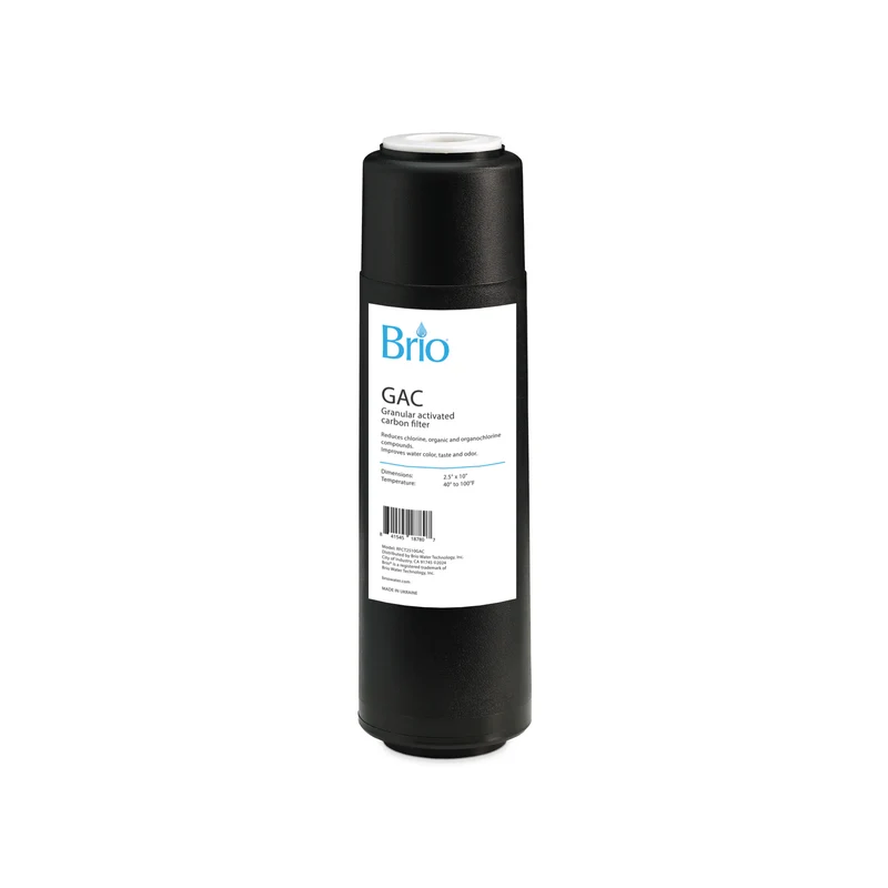 GAC Coconut shell activated carbon cartridge 2.5"X10" - SKU RFCT2510GAC