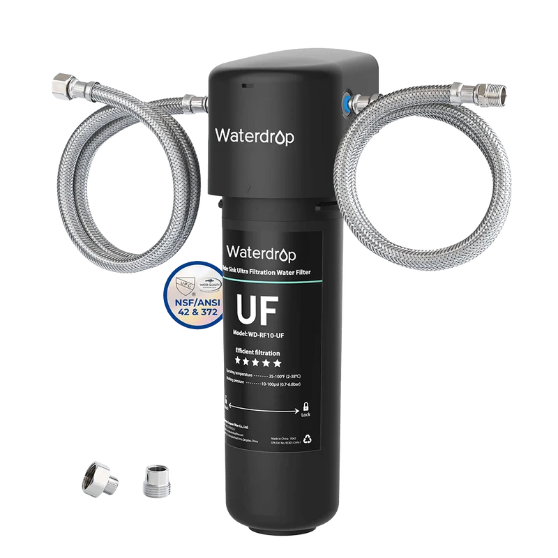 0.01 μm Ultra Filtration UnderSink Water Filter | Direct Connect Filtration System