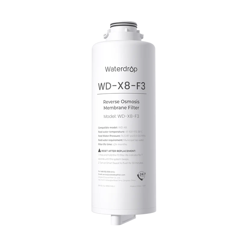 X8-F3 Filter for Waterdrop X8 Reverse Osmosis System | 800 GPD
