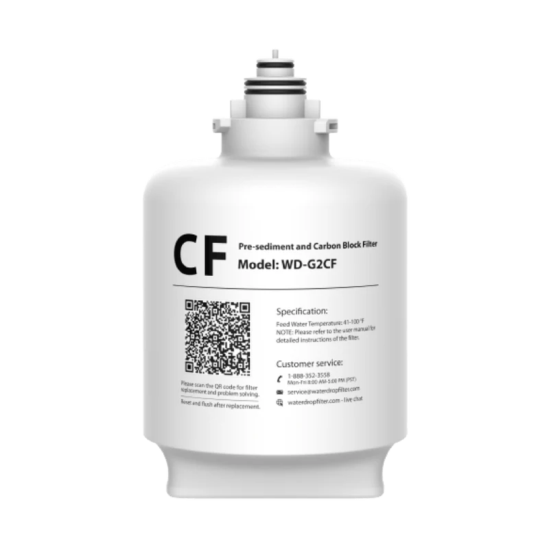 WD-G2CF Filter for Waterdrop G2P600 & G2 Series Reverse Osmosis System