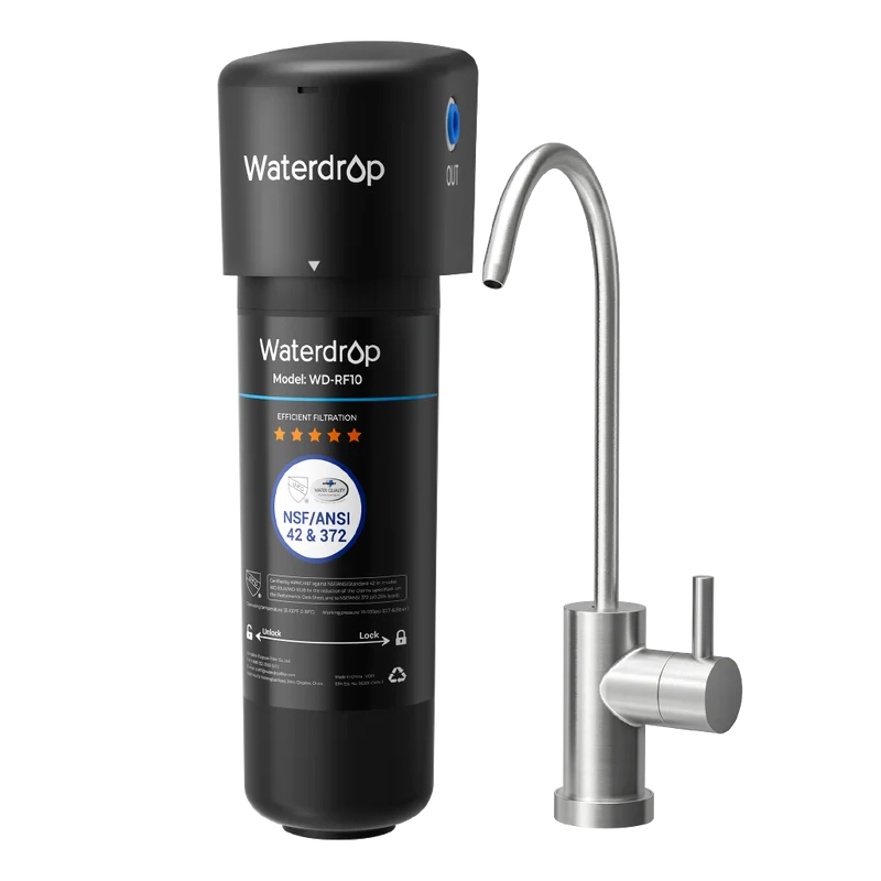 Undersink Water Filtration System With Dedicated Faucet