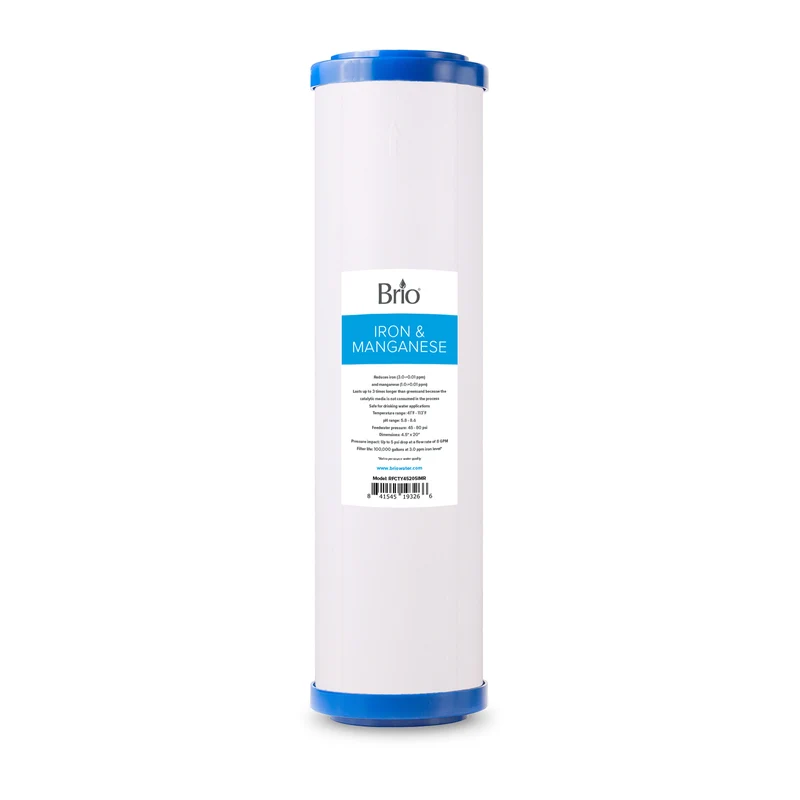 Whole House 20" Iron & Manganese Filter