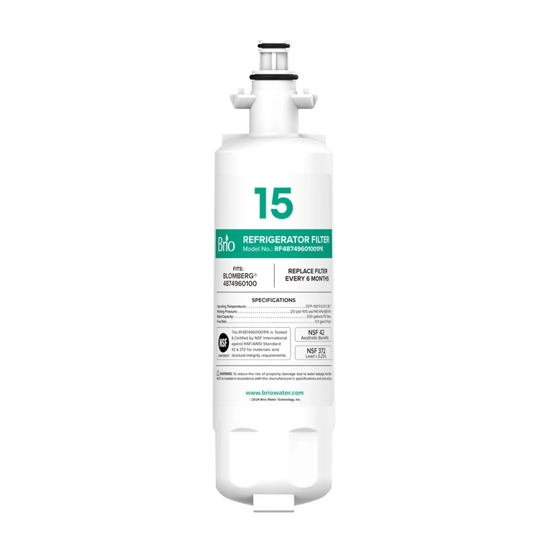 Refrigerator Filter – Blomberg® 4874960100, Grundig® 487960000, 1 Pack
