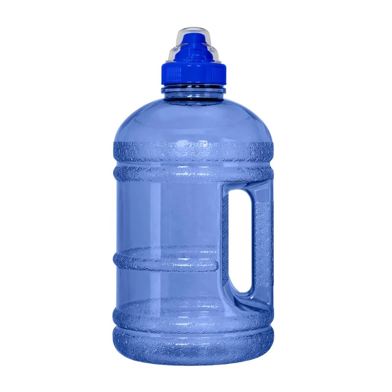 GEO 1/2 Gallon BPA-Free Plastic Water Bottle with Sports Cap - Blue