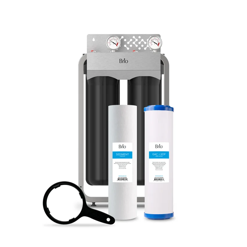 2-Stage Whole House Filtration System - 20" Heavy Metals