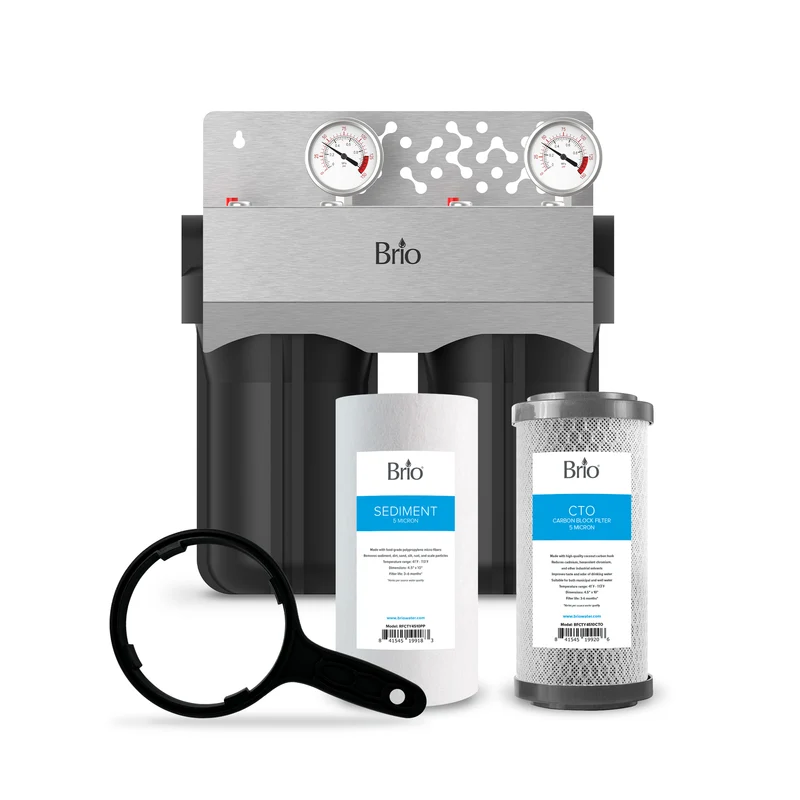 2-Stage Whole House Filtration System - 10" Multi-Purpose