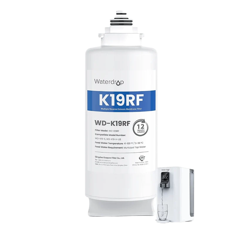 WD-K19RF Filter for Waterdrop K19 Countertop Reverse Osmosis System