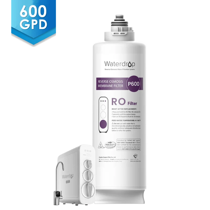 WD-G3P600-RO Filter for Waterdrop G3P600 Reverse Osmosis System | 600GPD