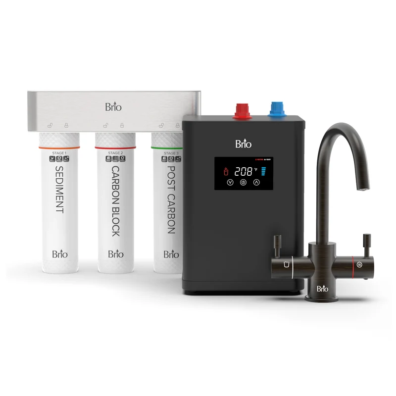 3-Stage Digital Instant Hot Water Undersink Dispenser System - Oil-Rubbed Bronze