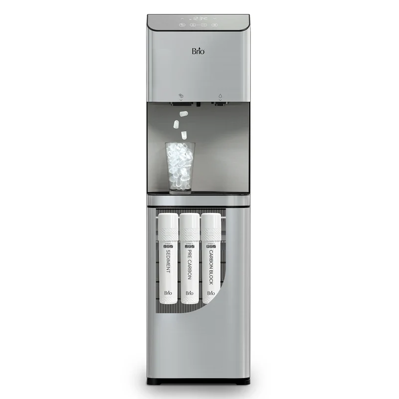 Filtered Bullet Ice & Water Stainless Steel Dispenser - Moderna 720 Ice