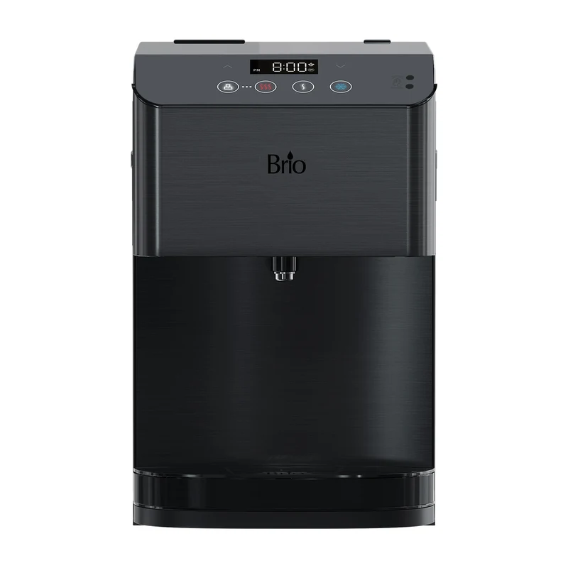 Touchless 3-Stage Black Stainless Countertop Water Cooler - Moderna Series