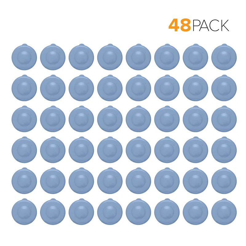Snap-On Crown Top Water Bottle Caps (48-Pack)