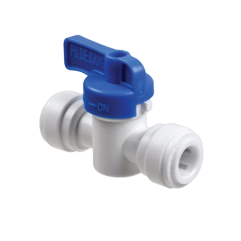 Straight OD Female Tube Valve with Push Fit Inlet & Outlet (10-Pack)