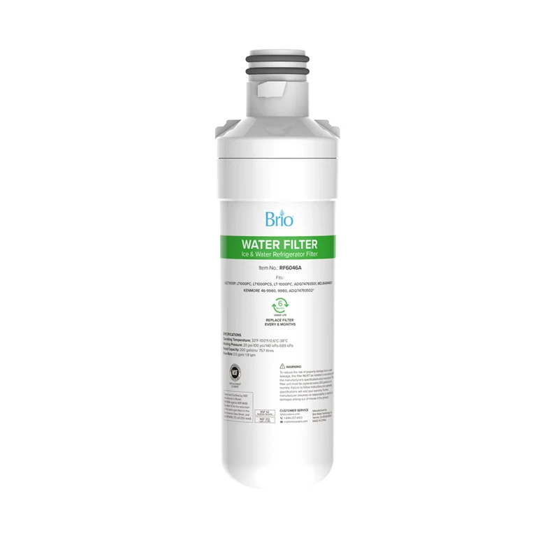 6046A Refrigerator Filter - LGLT1000P, LT1000PC, LT1000PCS, LT-1000PC, ADQ74793501