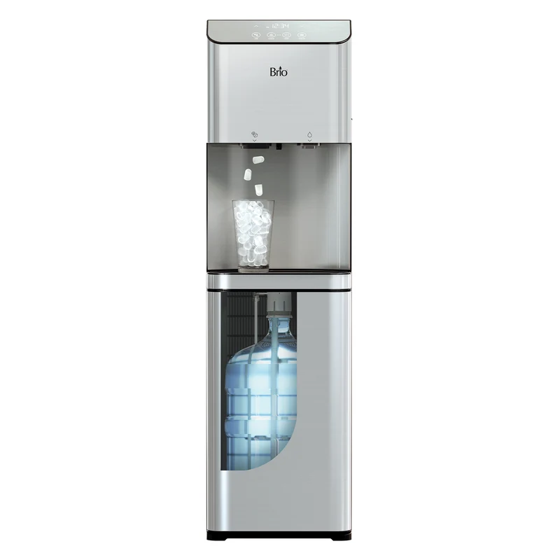 Bottom Load Bullet Ice & Hot/Cold Water Stainless Steel Dispenser - Moderna 720 Ice